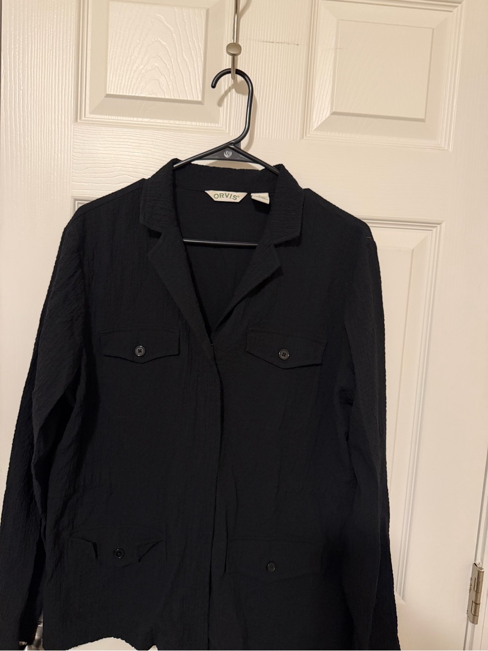 Orvis Black Textured Utility Blazer